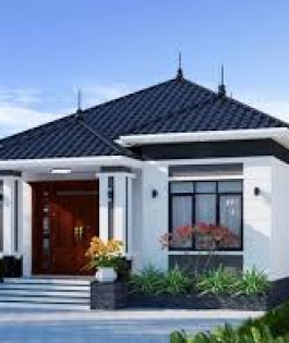 Mẫu nhà mái Nhật 2