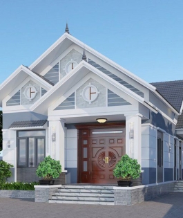 Mẫu nhà mái thái 1